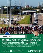 Vuelta del Uruguay: Boca de Cufré profeta en su tierra
