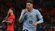 Empate agónico en Wembley: Valverde rescató a Uruguay e igualó 1-1 con Inglaterra