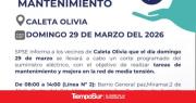 Corte de energía eléctrica en Caleta Olivia por mantenimiento y mejoras
