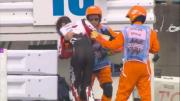 Franco Colapinto se salvó de milagro: el duro choque de Bearman en el GP de Japón