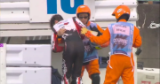 Video: así fue el fuerte accidente de Bearman tras esquivar a Colapinto en el GP de Japón