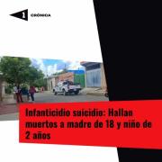 Resultados forenses serán clave para esclarecer muerte de joven y su hijo de dos años
