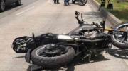 Motociclista se accidentó por no ver un rompe muelles