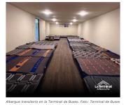 La Terminal de Buses La Paz habilitó el albergue transitorio para pasajeros afectados por bloqueos