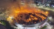 Un incendio destruyó el techo del Velódromo del Parque Olímpico de Río de Janeiro