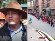 Marcha en respaldo a René Yahuasi entregó voto resolutivo al TSE por balotaje