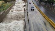 Río Choqueyapu alcanza nivel de alerta naranja tras intensa lluvia