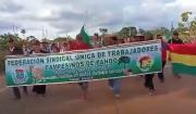 Pueblos indígenas de Pando marchan hacia La Paz en rechazo a la Ley 157