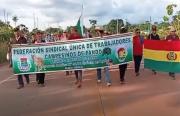 Pueblos indígenas de Pando marchan hacia La Paz en rechazo a la Ley 157