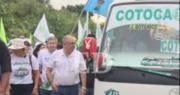 Ritter inicia su gira por la Chiquitania con una visita a la Mamita de Cotoca