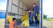 Por vía aérea llegan 10.000 Kilos de pollo a La Paz y El Alto ante bloqueos