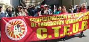 PROFESORES CUMPLEN PARO NACIONAL CON MARCHAS Y BLOQUEOS