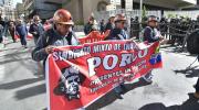 COB marcha en el centro de La Paz y Argollo vuelve a justificar que “las bases han sobrepasado a la dirigencia”