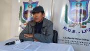 Director de Educación de La Paz, Basilio Pérez, es suspendido