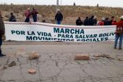 Marcha evista parte desde Caracollo