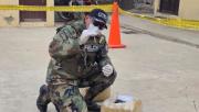 Secuestran cuatro paquetes de marihuana impregnadas con ajo en una maleta