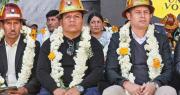 Edmand Lara y Leonardo Loza aparecen juntos en un acto público en Cochabamba