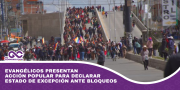 Evangélicos presentan Acción Popular para declarar Estado de Excepción ante bloqueos