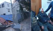 Reportan destrozos en el Ministerio de Educación y policías heridos, tras ataque de manifestantes