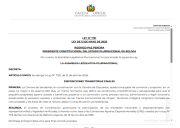 La abrogación de la Ley 1720 ya fue publicada en la Gaceta Oficial del Estado