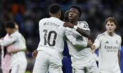 El Madrid cumple ante el descendido Oviedo en medio de silbidos a Mbappé