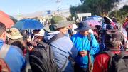 Maestros del sector rural bloquean hacia Quillacollo, Sacaba y el Valle Alto