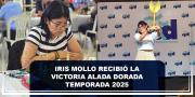 Iris Mollo recibió la Victoria Alada Dorada Temporada 2025