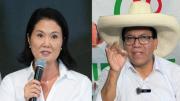 Keiko Fujimori y Roberto Sánchez pasan a segunda vuelta de las presidenciales con el 100% del voto escrutado
