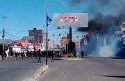 Se registran enfrentamientos entre bloqueadores y fuerzas del orden en la zona sur de La Paz y El Alto