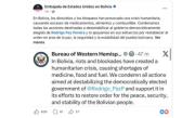 Embajada de Estados Unidos condena acciones de desestabilización y expresa apoyo al presidente Paz