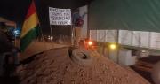 Santa Cruz: Pobladores de San Julián cumplen el quinto día de bloqueo indefinido en la ruta a Beni