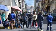 Marchas y bloqueos afectan el centro de la ciudad de La Paz