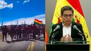 Gobierno denuncia convocatoria al uso de armas en marcha evista y anuncia acciones legales