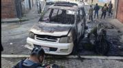 Violenta manifestación causa varios destrozos en teleféricos, sede judicial y edificios privados