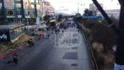 Vuelve la calma al centro paceño; los marchistas se repliegan a los puntos de bloqueos