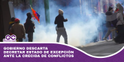 Gobierno descarta decretar estado de excepción ante la crecida de conflictos