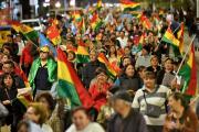 Una movilización en Cochabamba exige el cese de los bloqueos de carreteras