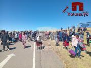 Cinco puntos de bloqueo impiden viajar desde Potosí a Oruro, Sucre y Tarija