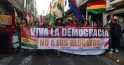“La COB no nos representa”: Plataformas marchan contra los bloqueos en La Paz