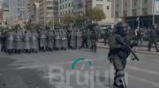 La policía retoma el control del centro paceño tras otra jornada de choques con manifestantes