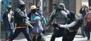 Otra jornada de violencia en La Paz y, en El Alto, se repuso el ingreso al aeropuerto tras intento de toma