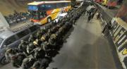 Policía y FFAA llevan a cabo el operativo para establecer el corredor humanitario en La Paz