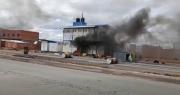 Se registra un incendio en la tranca de Achica Arriba en La Paz tras el operativo de desbloqueo
