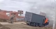 Reportan que un camión fue incendiado en Caracollo durante operativo para abrir el corredor humanitario