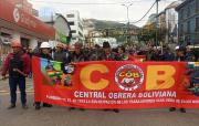 COB desautoriza a sus dirigentes a dialogar mientras siga vigente la aprehensión contra Argollo