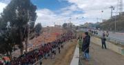Sectores campesinos marchan hacia el centro de la sede de Gobierno para exigir la renuncia de Paz