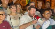Ante bloqueo en San Julián, cívicos cruceños convocan a movilización para garantizar “libre tránsito” a la Chiquitanía