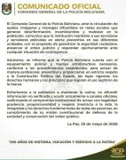 Policía pide no difundir información falsa y ratifica alerta preventiva en medio de los conflictos