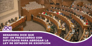 Senadora dice que hay un preacuerdo con Diputados para abrogar la Ley de Estados de Excepción