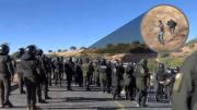 Se inicia desbloqueo en Parotani y movilizados responden con lanzamiento de piedras